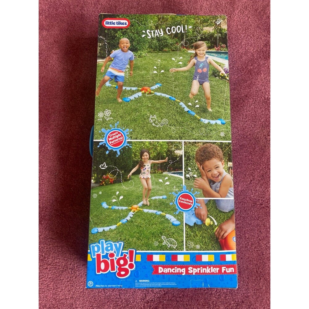 Little Tikes Dancing Sprinkler Fun Zone Outdoor Water Toys NEW NIB Summer Fun